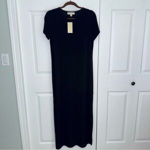 Michael Kors Classic Black Maxi Dress Stretch size medium travel dress